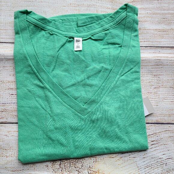 BP Vneck Basic Tshirt Tee Green Size XXS - Picture 3 of 6